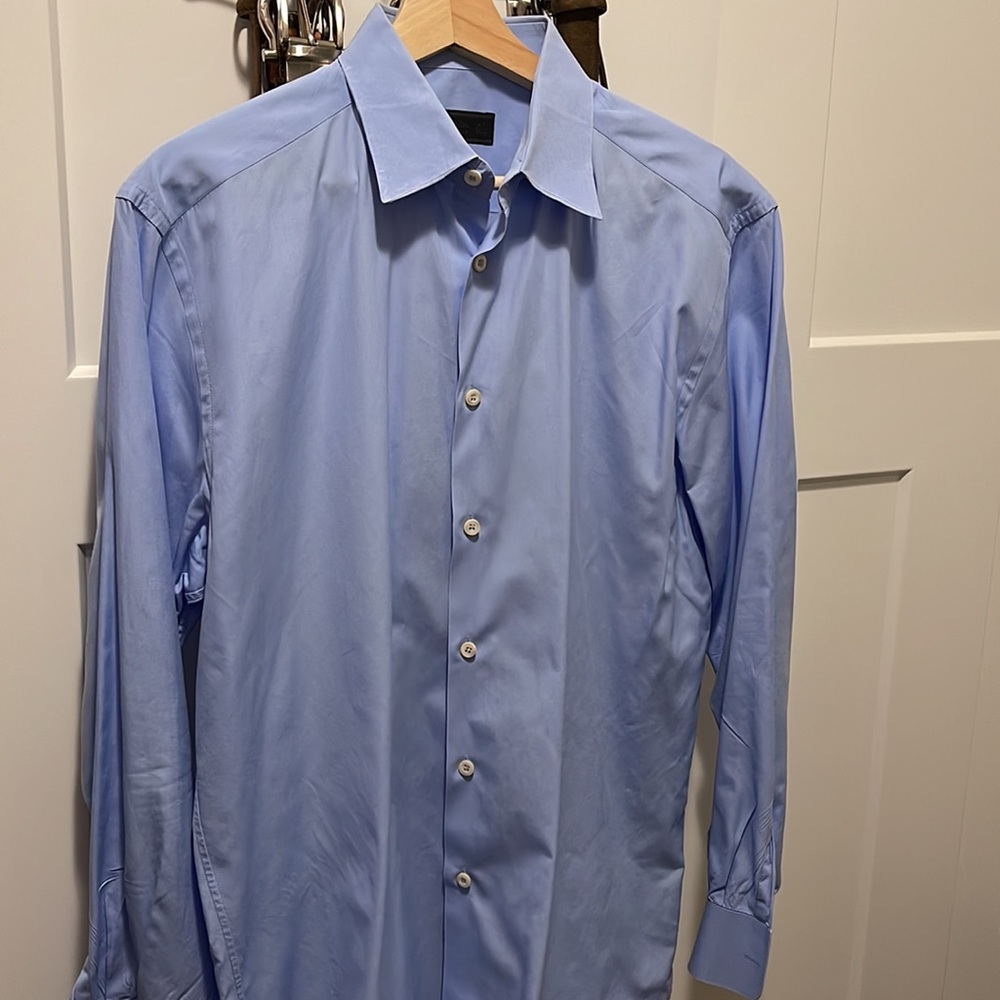 Prada Long Sleeve Shirt - Light Blue